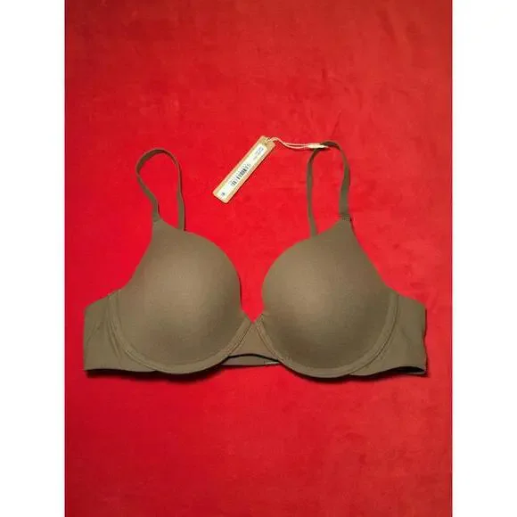 Skims Fits Everybody T Shirt Demi Bra Color Oxide Size 36A - Picture 1 of 3